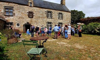 Notre visite au Manoir de Kerscao, jeudi dernier