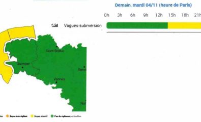Alerte météo : vigilance jaune vagues submersion