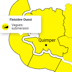 Alerte météo : Vigilance JAUNE vagues-submersion