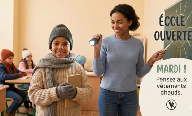 Coupure de courant - Services Enfance ouverts