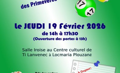 🎈Club des Primevères : LOTO