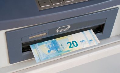 Distributeur de billets hors service