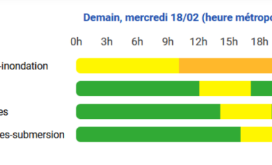Alerte météo : vigilance orange pluie-inondation
