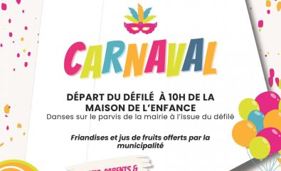 Grand Carnaval : Enfants, parents, grands parents, venez Tous Déguisés !